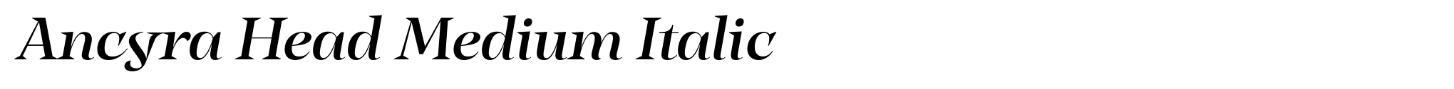 Ancyra Head Medium Italic image